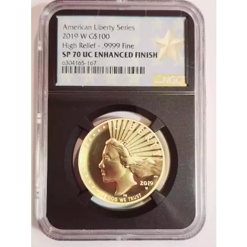 High Relief $100 Gold