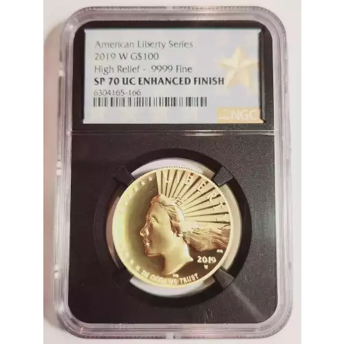 High Relief $100 Gold