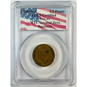 JAMAICA Copper-Nickel 1/2 PENNY