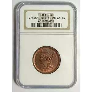 1851 Braided Hair Half Cent XF - US Coin — Huntington Stamp & Coin