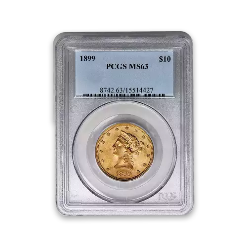 Liberty Head $10 (1838 - 1907) - PCGS - MS65