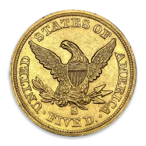 Liberty Head $5 (1839 – 1908) - Circ