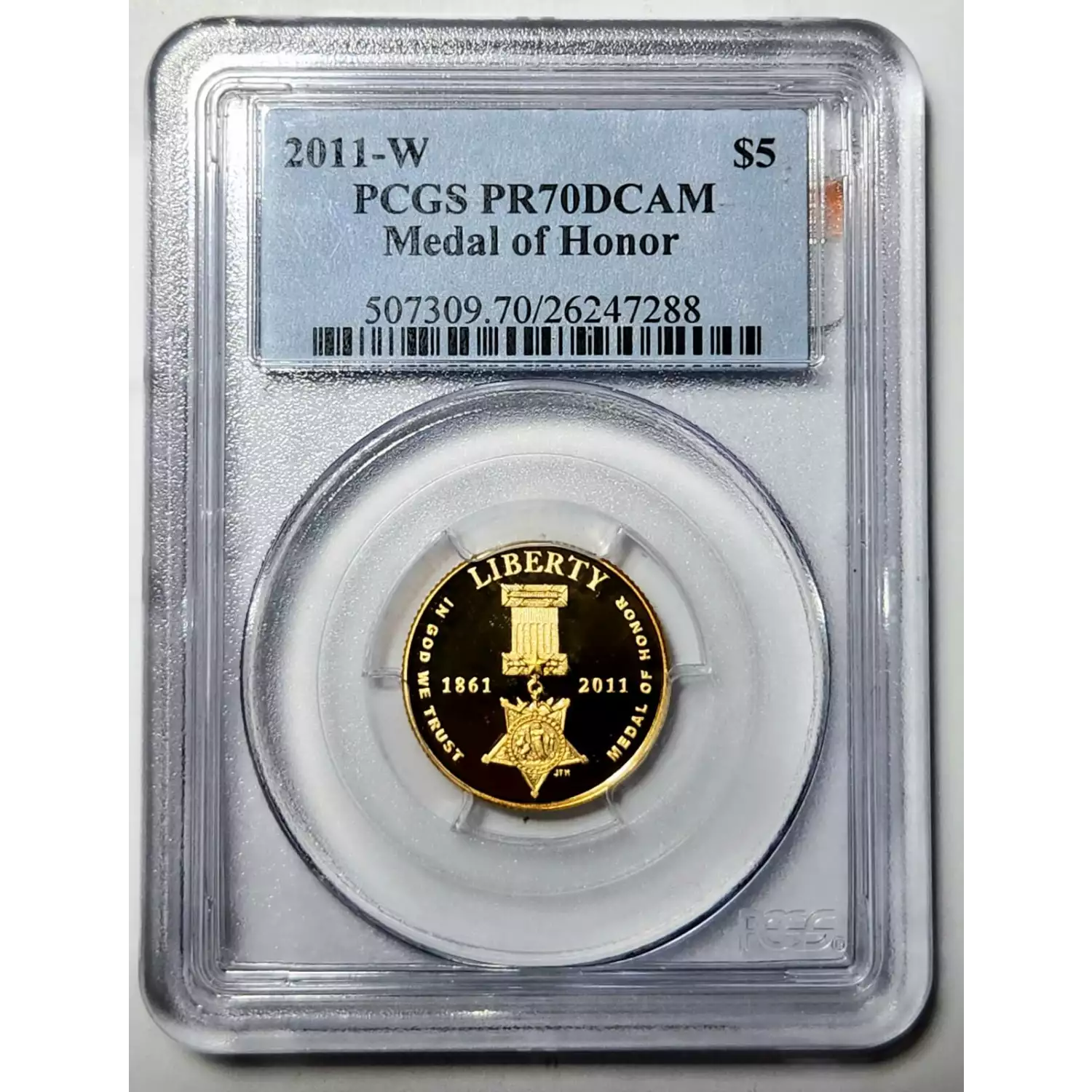 Modern Commemoratives --- Medal of Honor 2011 -Silver- 1 Dollar