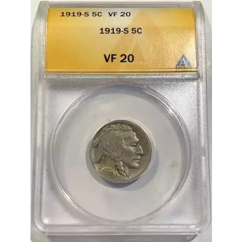 Nickel Five Cent Pieces-Indian Head or Buffalo