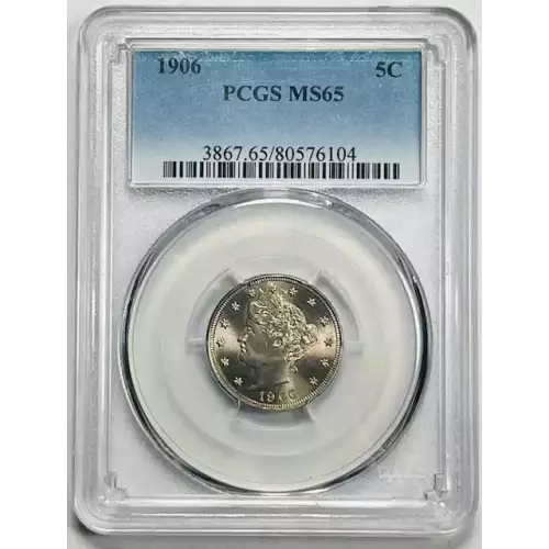 Nickel Five Cent Pieces-Liberty Head 1883-1913