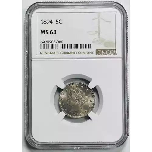 Nickel Five Cent Pieces-Liberty Head 1883-1913