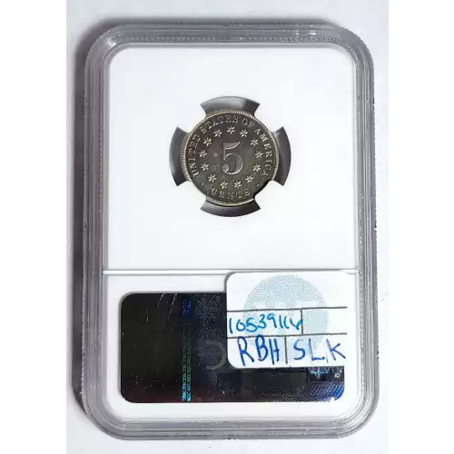 Nickel Five Cent Pieces-Shield 1866-1883