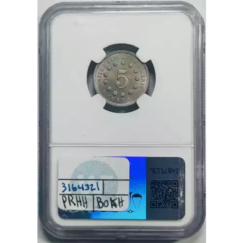 Nickel Five Cent Pieces-Shield 1866-1883 (2)