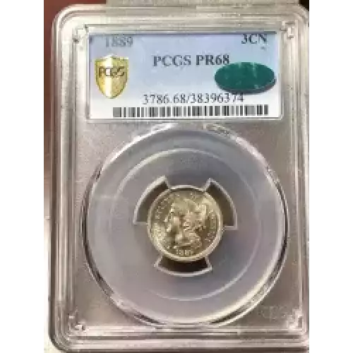 Nickel Three Cent Pieces 1865-1889