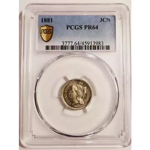 Nickel Three Cent Pieces 1865-1889