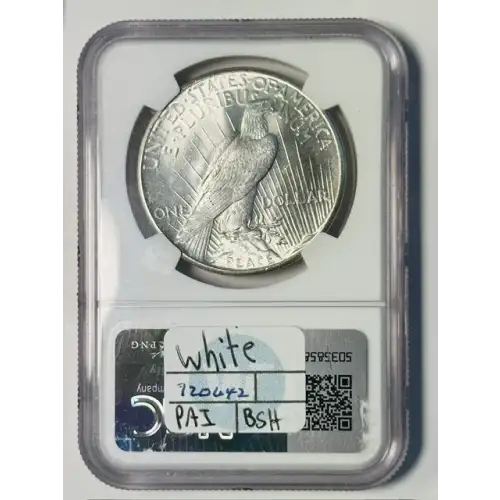 Peace Silver Dollar