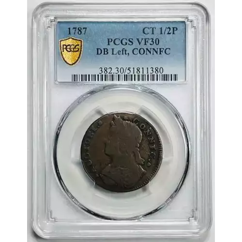 Post Colonial Issues -Coinage of the States-Connecticut -copper