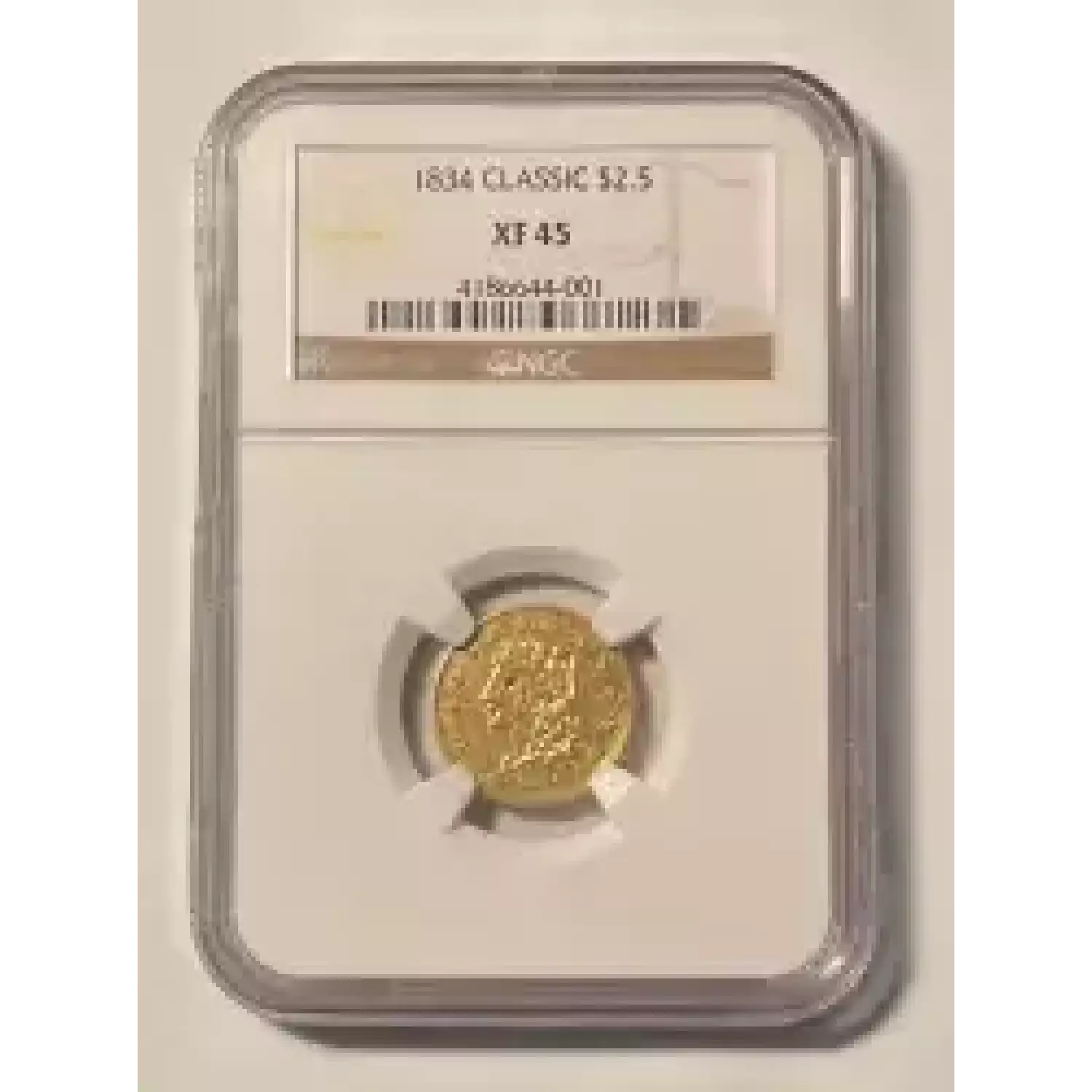 Quarter Eagle - Classic Head, 1834-1839 - Gold - 2.5 Dollar