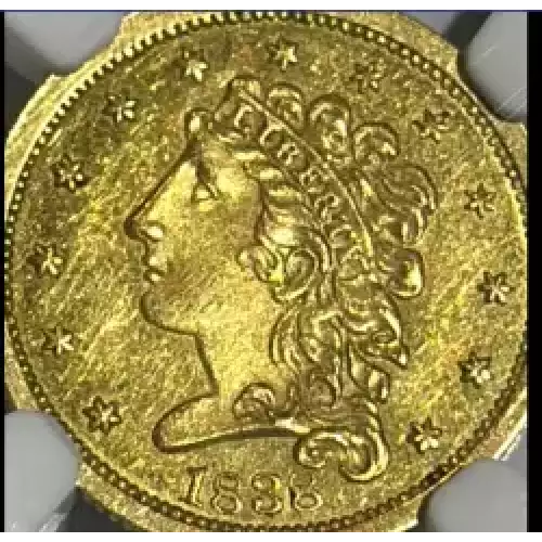 Quarter Eagle - Classic Head, 1834-1839 - Gold - 2.5 Dollar (3)