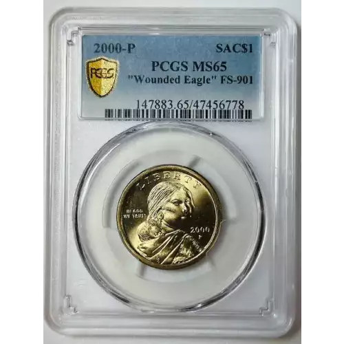 Sacagawea 2000-2017 - Brass Dollar