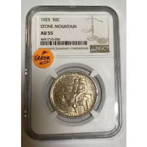 Classic Commemorative Silver--- Stone Mountain Memorial 1925 -Silver- 0.5 Dollar