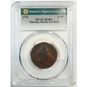 1723 1/2P Hibernia, Martin 4.27-Gc.6, BN (2)