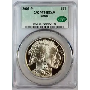 2001-P American Buffalo S$1 DCAM (Proof)