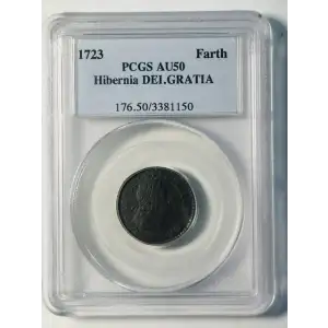 1723 Farthing, DEI. GRATIA. REX