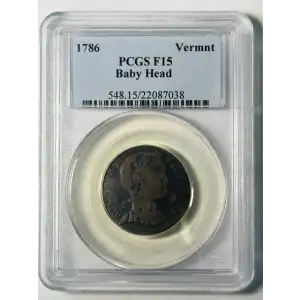 1786 VT 1/2P Baby Head, BN
