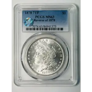 1878 7TF $1 Reverse of 1878