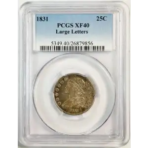 1831 25C Large Letters