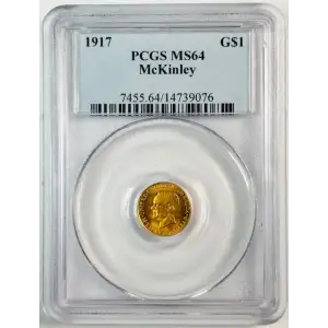 Classic Commemorative Gold--- McKinley Memorial 1916-1917 -Gold- 1 Dollar