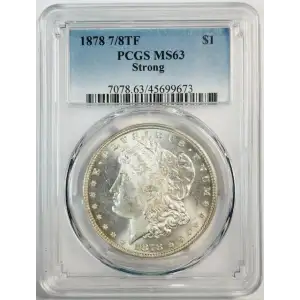 1878 7/8TF $1 Strong