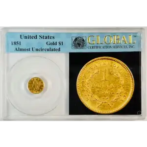 Gold Dollars---Liberty Head 1849-1854 -Gold- 1 Dollar