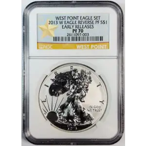 2013 W WEST POINT EAGLE SET EARLY RELEASES OFFICIAL US MINT SET