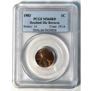 1983 1C Doubled Die Reverse, RD (2)