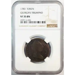 1783 GEORGIVS TRIUMPHO BN