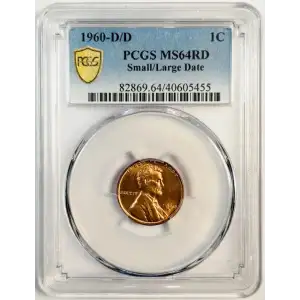 1960-D/D 1C Small/Large Date, RD (3)