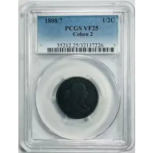 1808/7 1/2C Cohen 2, BN