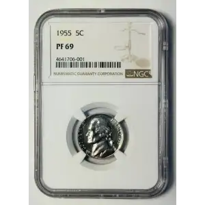 Nickel Five Cent Pieces-Jefferson
