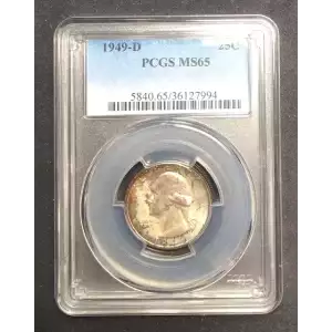 Quarter Dollars - Washington-Silver Coinage