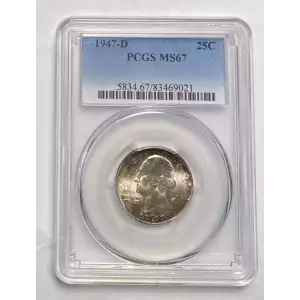 Quarter Dollars - Washington-Silver Coinage