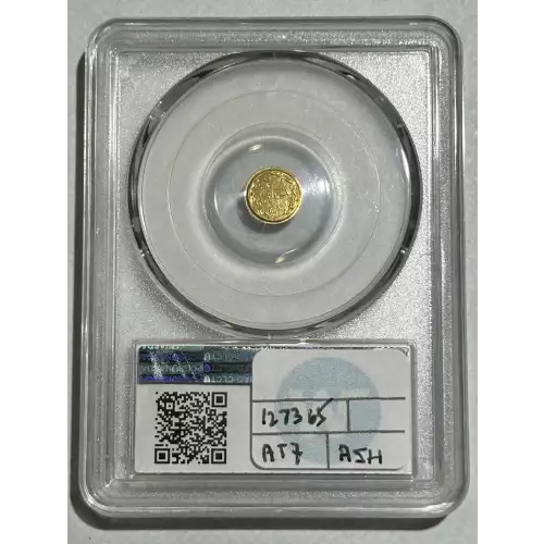 Territorial Gold -California Small Denomination Gold-Quarter Dollar Round-Liberty Head -Gold- 0.25 Dollar (3)