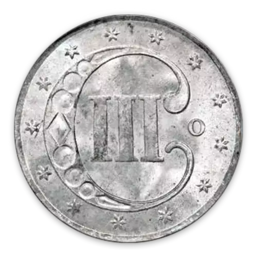 Three Cents (1851 - 1873) Silver - Circulated