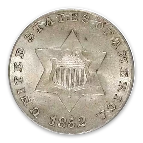 Three Cents (1851 - 1873) Silver - XF