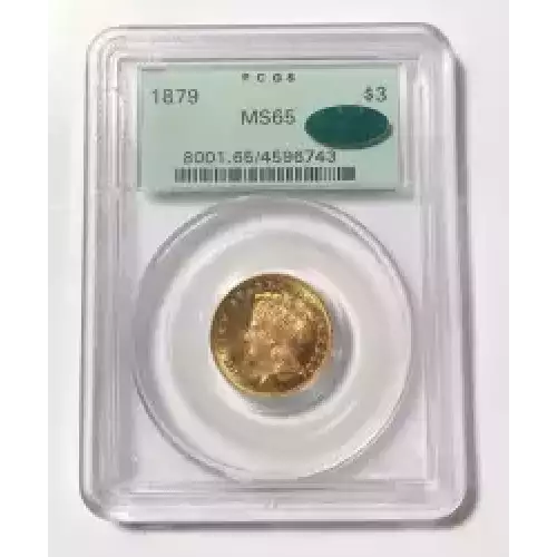 Three Dollar Gold Pieces---Indian Princess Head 1854-1889 -Gold- 3 Dollar