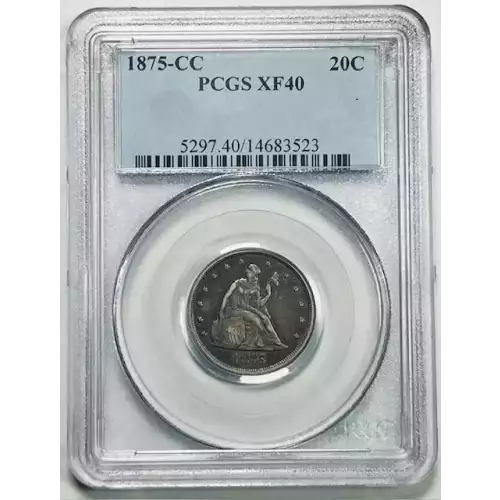 Twenty Cent Pieces-Liberty Seated 1875-1878