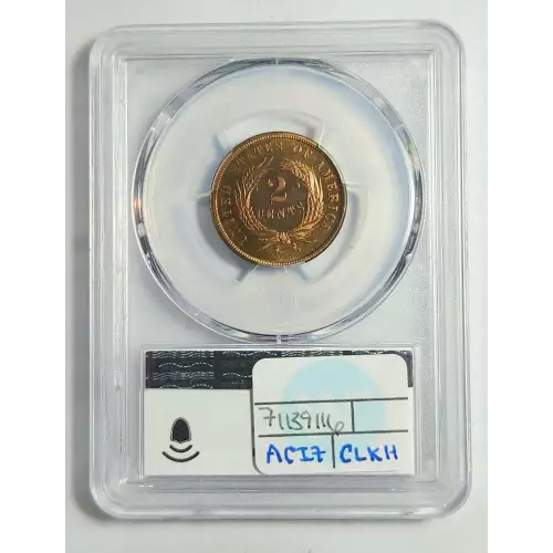 Two cent pieces-Two cent pieces 1864-73 -Copper